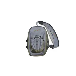 Adamsbuilt Tailwater Chest Pack for Fly Fishing, Durable Coated Cordura Bag with Ventilated Mesh Back, Padded Adjustable Strap & Zip Pockets