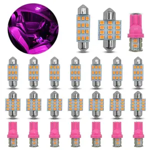 Car LED Bulb, 24 Sets, Compatible with All Vehicles, Wide Range of Applications, Easy Installation
