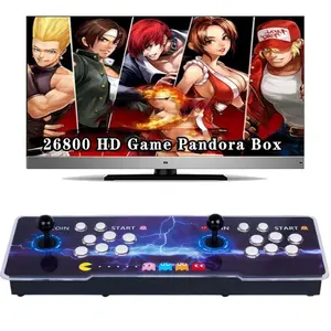 [flash sale] 【 26800 Games in 1 】Box 50S Arcade Game Console Retro Game Machine for PC & Projector & TV, 2-4 Players, 1280X720, 3D Games, Search/Hide/Save/Load/Pause Games, Favorite List playstation