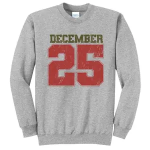 December 25 Premium Printed Crewneck Sweatshirt Hand Wash Only Statement Piece