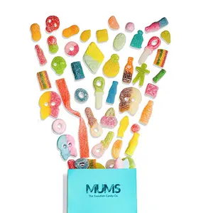 MUMS The Swedish Candy Co. Sour Swedish Mix With BUBS - Tangy Lip-Puckering Sourness & Chewy Flavor-Packed Punch - Irresistible Swedish Candy