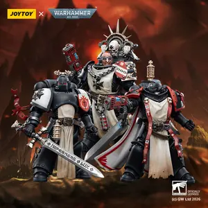 JOYTOY Warhammer 40k 1/18 Action Figures Anime  Black Templars The Emperors Champion Rolantus