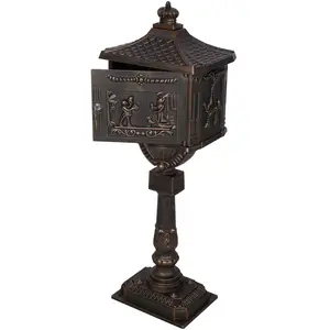 Hdmw Cast Aluminum Mail Box,Postal Box , Mailbox Color Bronze