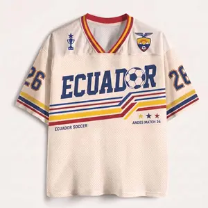Soccer Jersey Ecuador , Retro La Tri Shirt, Custom Name Number Jersey, Ecuadorian Soccer Fan Gift