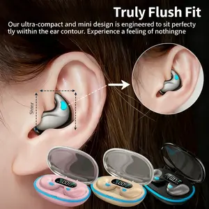 Wireless Noise Cancellation Earbuds for Sleeping, Bluetooth-compatible Gaming Headset with Lithium Ion Battery, Wireless Headphones, Holiday Essentials