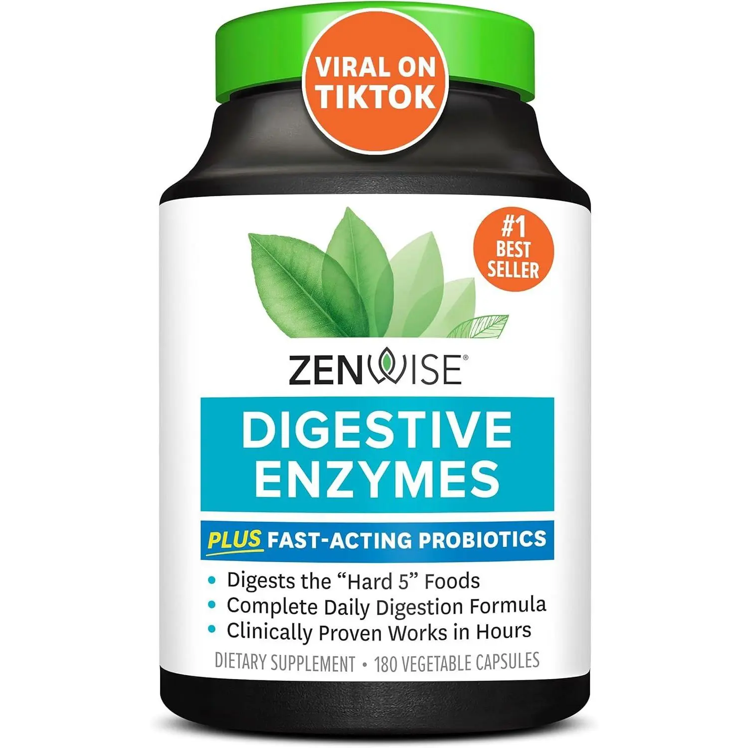 Digestive Enzymes and Bromelain for Gut Health - Probiotic Multi Enzymes with Prebiotics and Probiotics for Women and Men for Digestive Health and Bloating Relief for Digestion - 60 CT