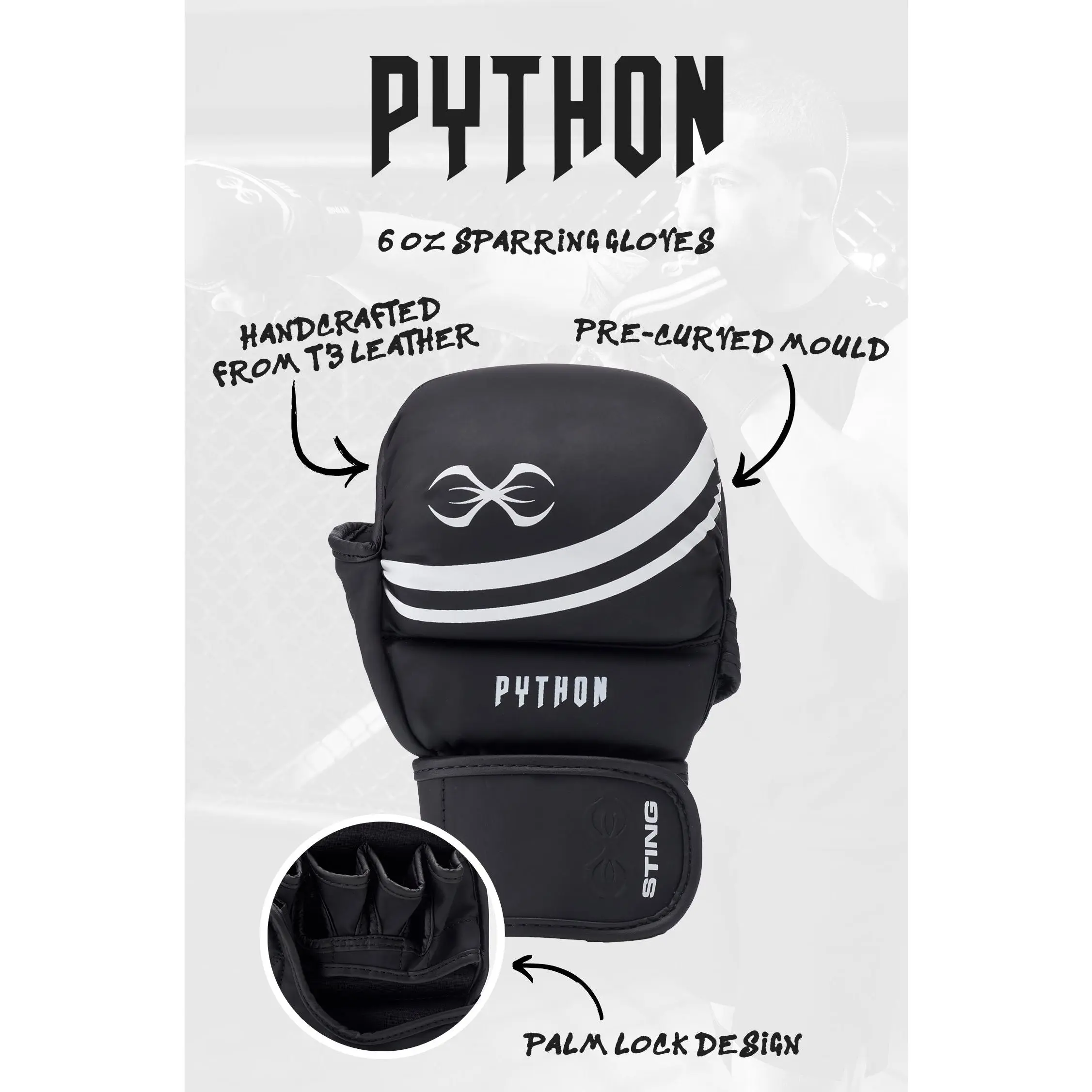 Python MMA Sparring Gloves