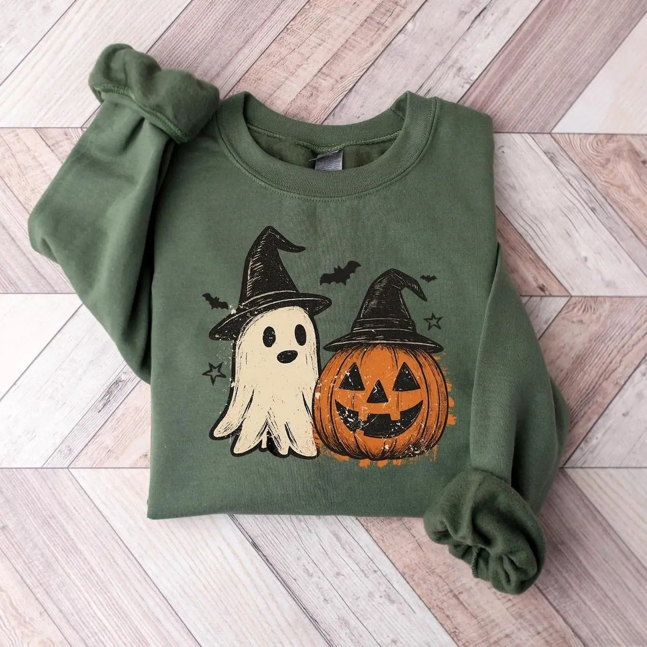 Halloween Ghost Pumpkin Sweatshirt, Halloween Tee, Cute Ghost Shirt, Ghost Tshirt, Halloween Sweatshirt, Pumpkin Shirt, Halloween Gift
