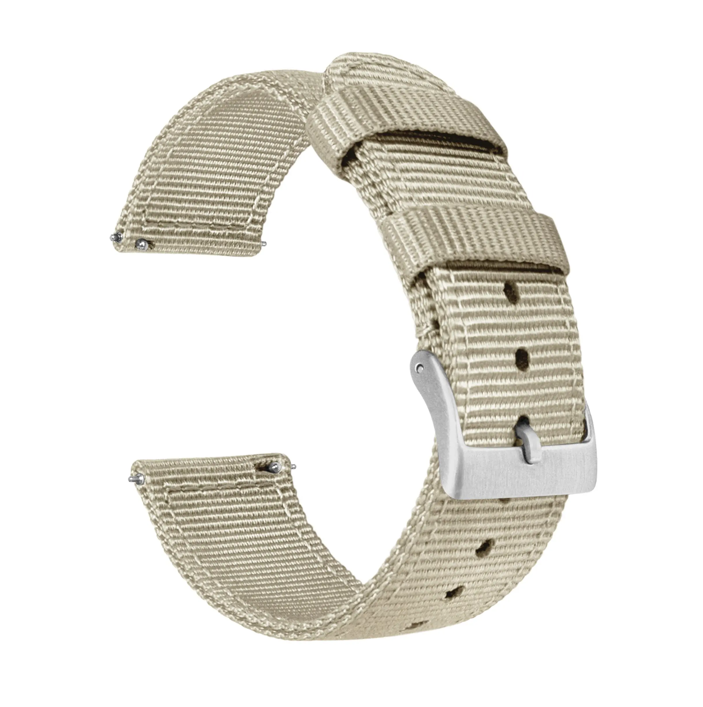 Coros Two Piece NATO® style Khaki Tan Watch Band