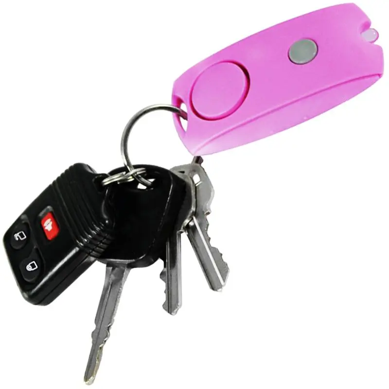Personal Alarm Keychain, Stylish Compact Panic Button for Everyday Carry with 120dB Siren and Bright LED Light, Led Light Adds Visibility In Dark, Alarm + Light