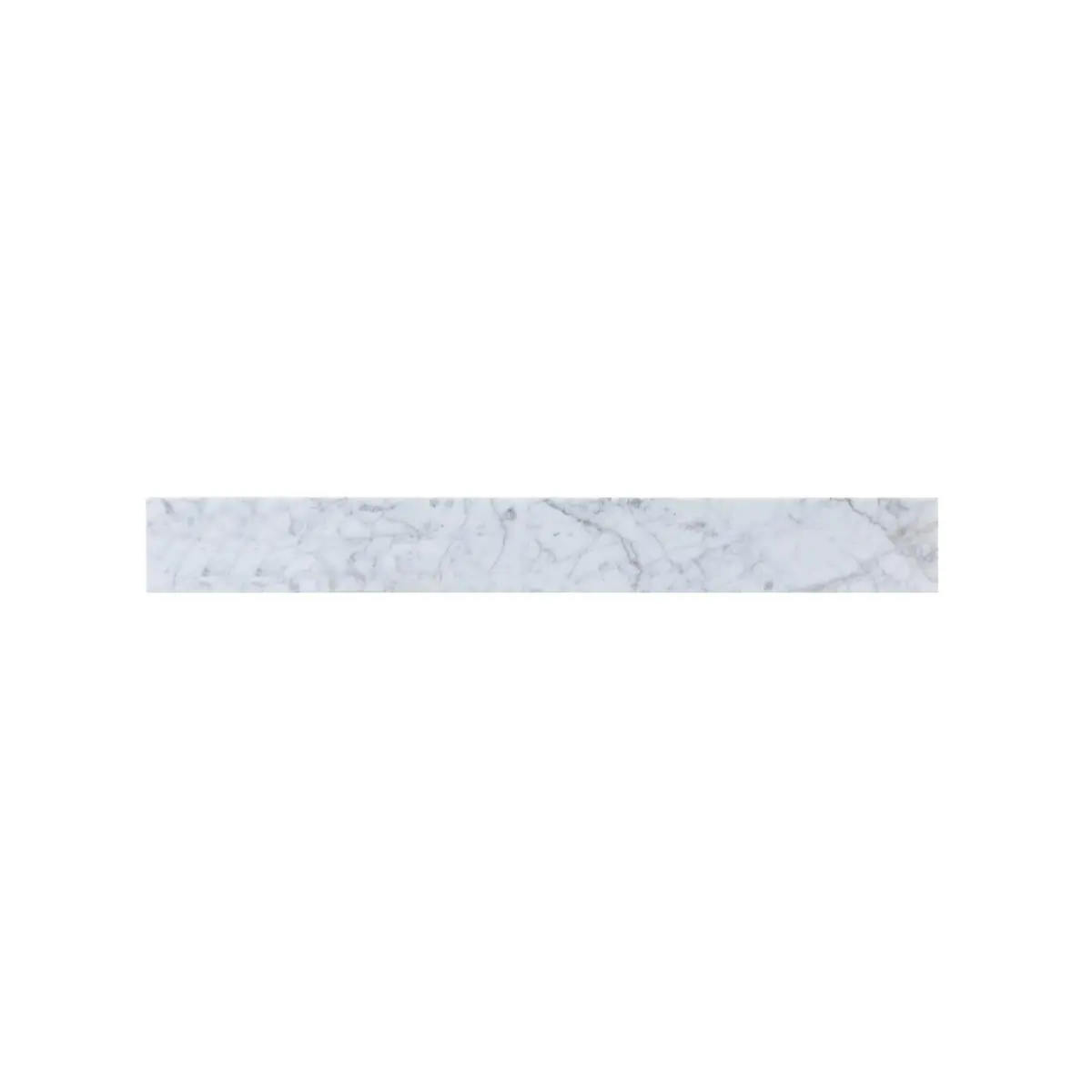 Elegant Decor BS1232CRA Traditional Mold-Proof Moisture-Proof 32" Length Marble Backsplash, 0.75 in. x 4 in. Carrara White, for Kitchen Wall Trim (Home Improvement Building Supplies)