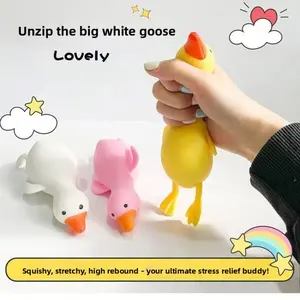 1pc New Duck Malt Sugar Squeeze Ball Stress Relief Toy, Stress Relief Fidgets, Stress Ball Without Net, Creative Breathable Slow Bounce, Fun Relaxing Gift for Adults and Kids
