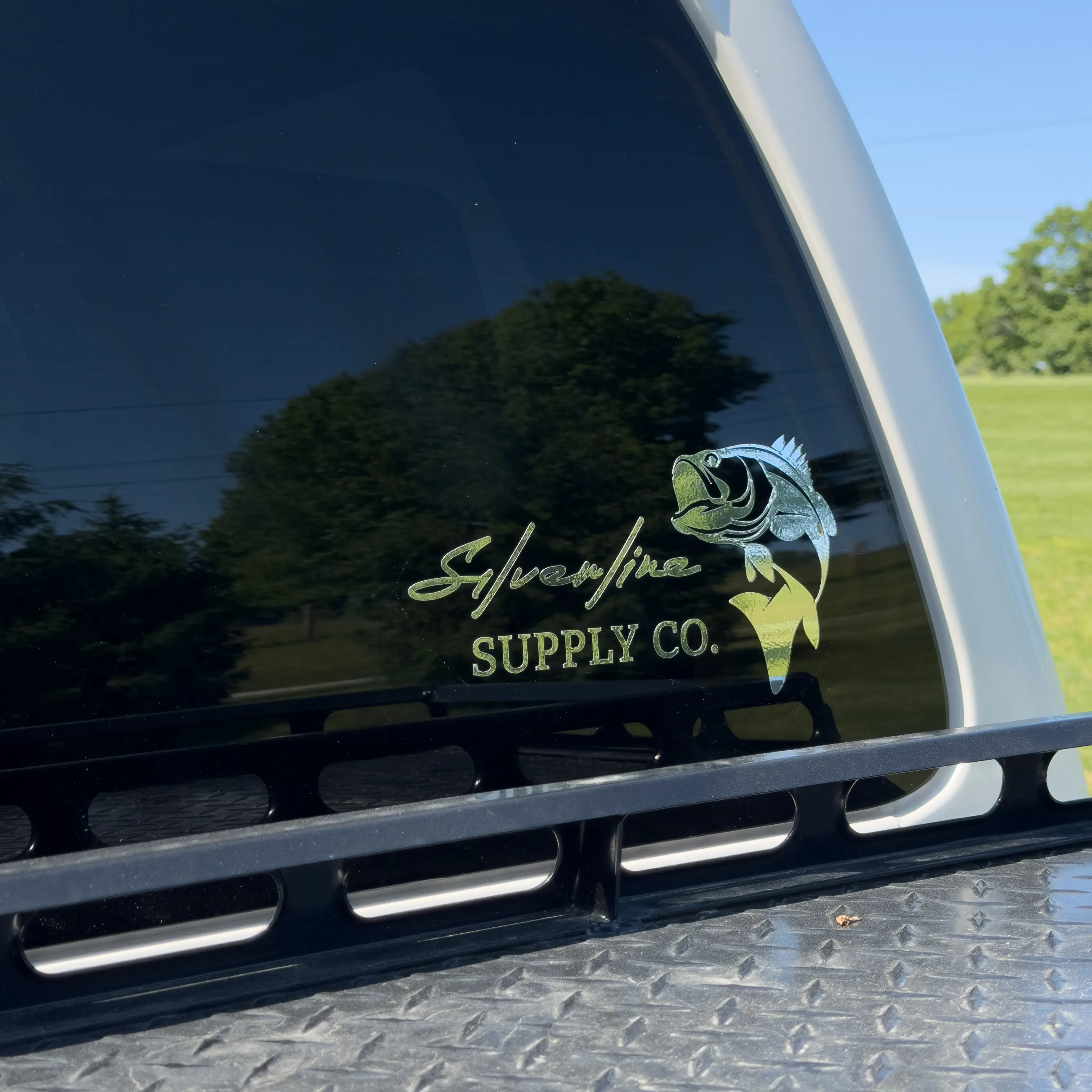 Silverline Bass Decal - High Quality Vinyl