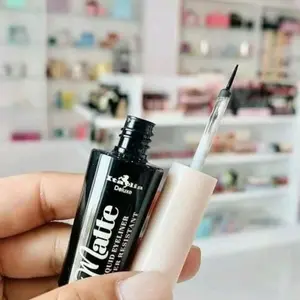 Italia Deluxe Waterproof Eyeliner - Black Liquid Eyeliner for Enhanced Eye Makeup Look