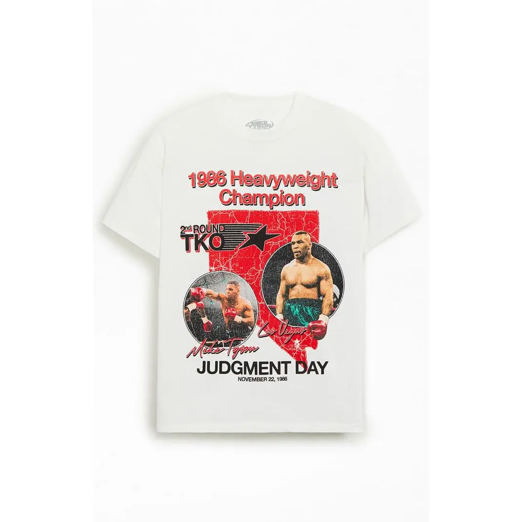 PacSun Men's Mike Tyson Judgment Oversized T-Shirt - Multicolor