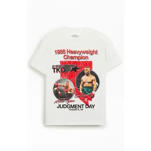 PacSun Men's Mike Tyson Judgment Oversized T-Shirt - Multicolor
