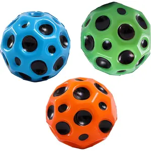 Moon Ball, Extreme High Bouncing Ball Moon Shape, Improve Hand-Eye Coordination, Easy to Grip and Catch by Athletes as a Sport Training Ball