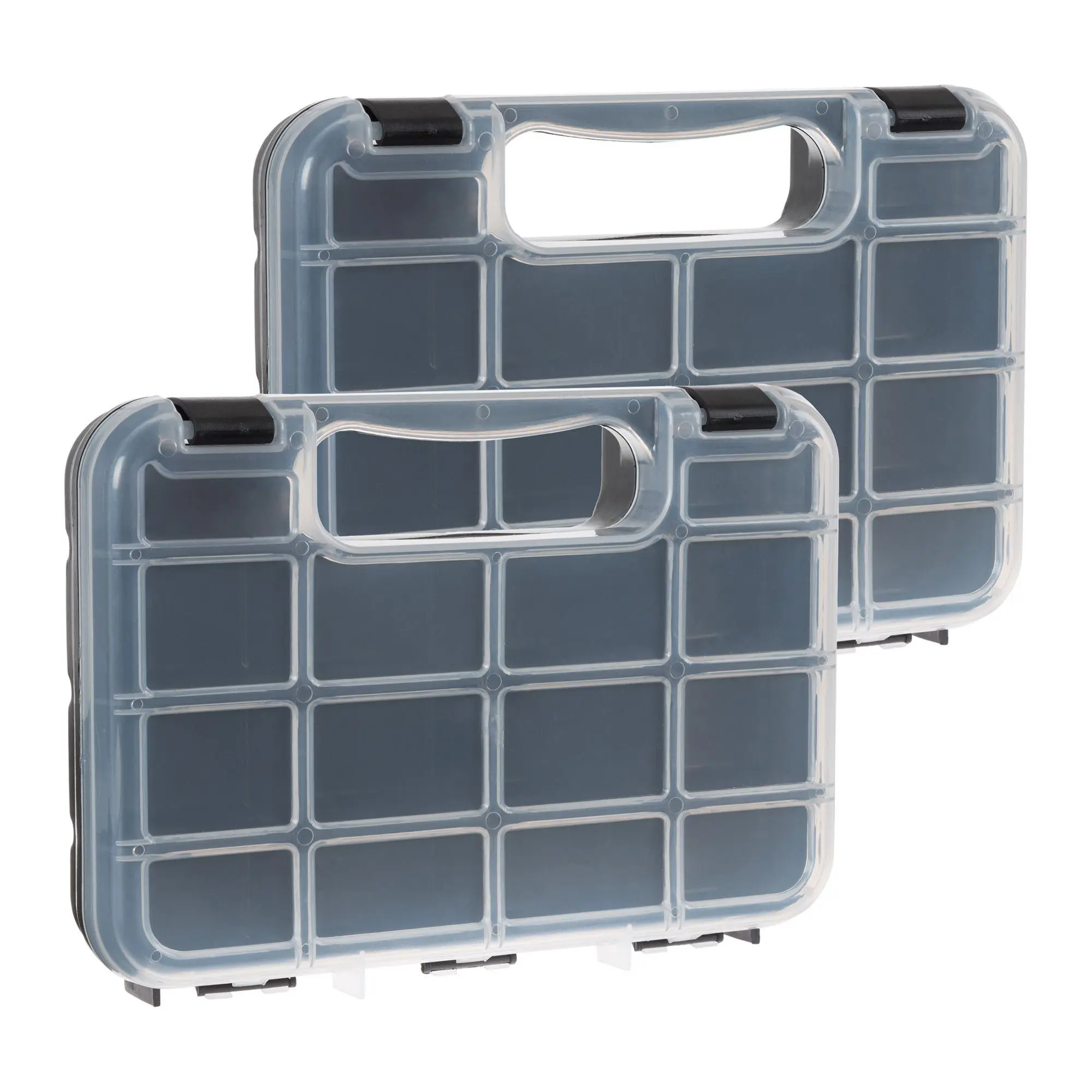 Stalwart 2-Pack Plastic Storage Box with 14 Sma ll Compartment Stalwart 2-Pack Plastic Storage Box with 14 Sma ll Compartment