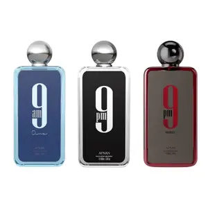 (3pc Bundle Pack) 9PM + 9PM Rebel + 9AM Dive by Afnan EDP Spray, 3.4oz