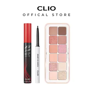 [CLIO Official Shop] CLIO Sleek Line Eye Makeup Bundle | Waterproof Lightweight Eyeliner & Mascara Set | Easy-Blend Eye Shadow Palette | Long-Lasting Smooth & Sharp Eye Makeup Cosmetic Essentials