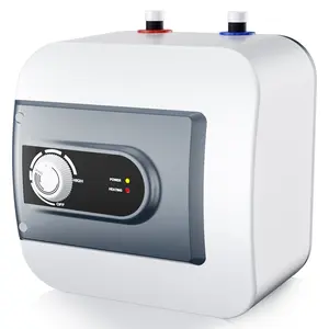 Electric Mini Tank Water Heater, 8Gallon Under Sink On Demand Hot Water Heater, Wall or Floor Mounted, 1500W Point of Use Instant Hot Water for RV Kitchen Bathroom Restaurant