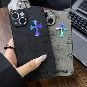 Cross logo shine iPhone Case,Suitable iPhone 17 16 15 14 13 12 11Pro/Plus,  Slim Fit Soft TPU Shockproof Protective Cover ,iPhone15/16/17 Pro Max iPhone Case