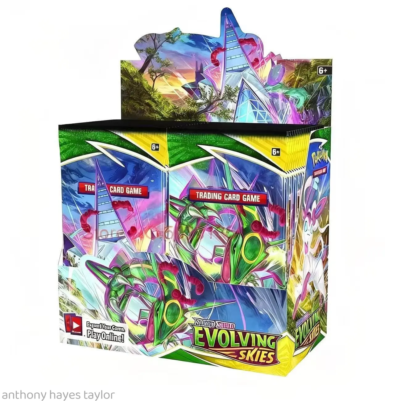English Evolving Skies (360 cards) Pokémon Trading Card Game Sword & Shield and Classic Series Evolutions (including powered-up cards) — Blind-box expansion packs
