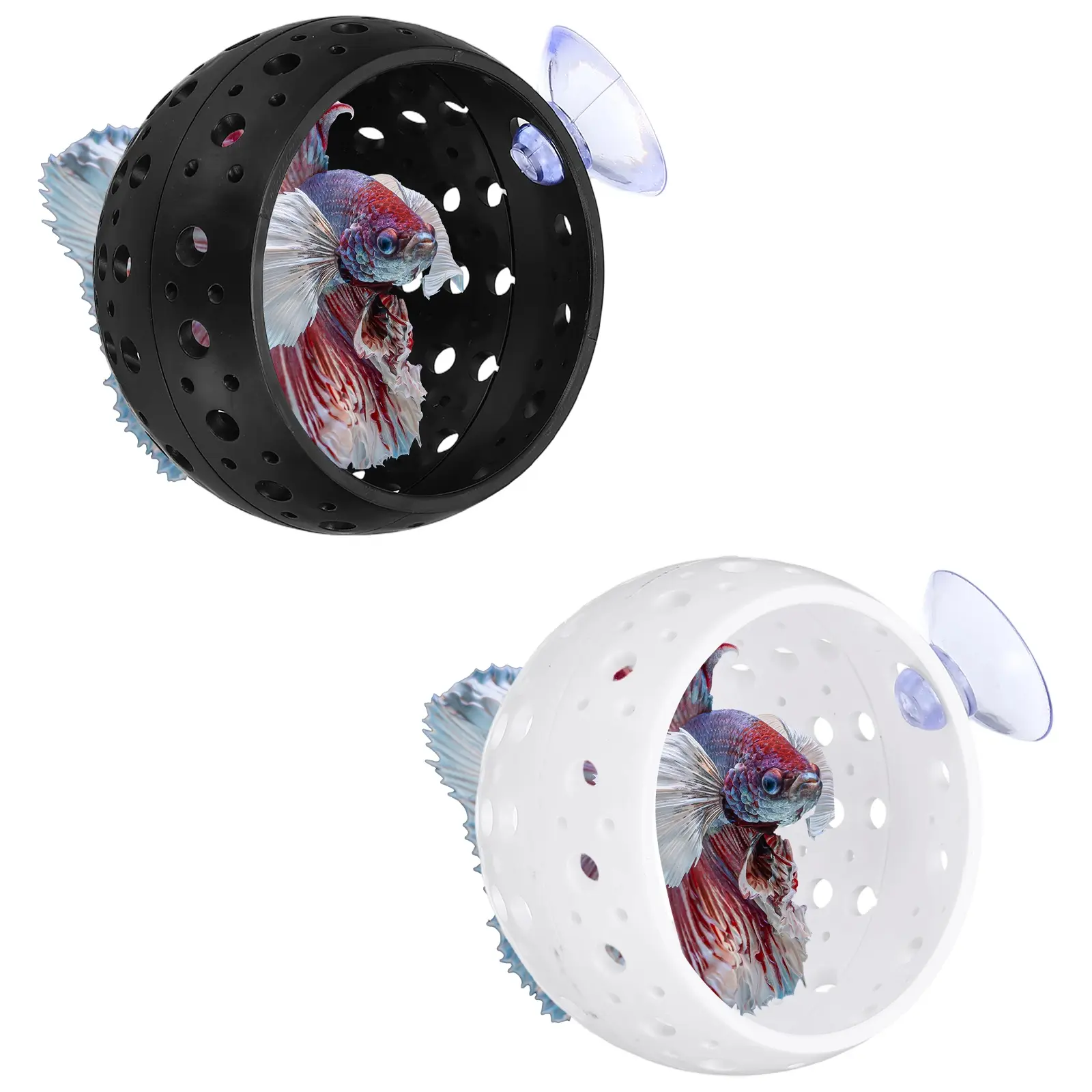 PETAXCELL Betta Bulb Hide Bettas Tank Accessories with Suction Cups Aquarium Fish Aquarium Decor Intended for Small Fish / Shrimp / Guppy
