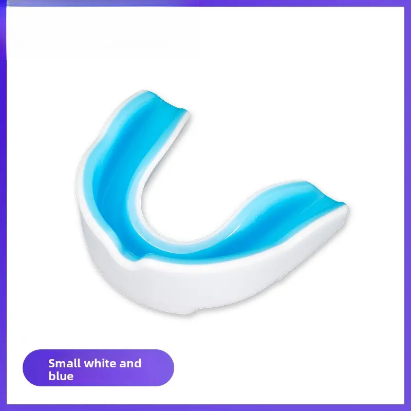 Small white and blue + transparent box