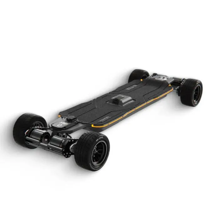 Exway Atlas Pro V3 All-Terrain Off-Road Electric Longboard for Adults, 40 Mph Top Speed, 31 Mi Range, Optional AUXPack Battery Professional Mountain E-Skateboard