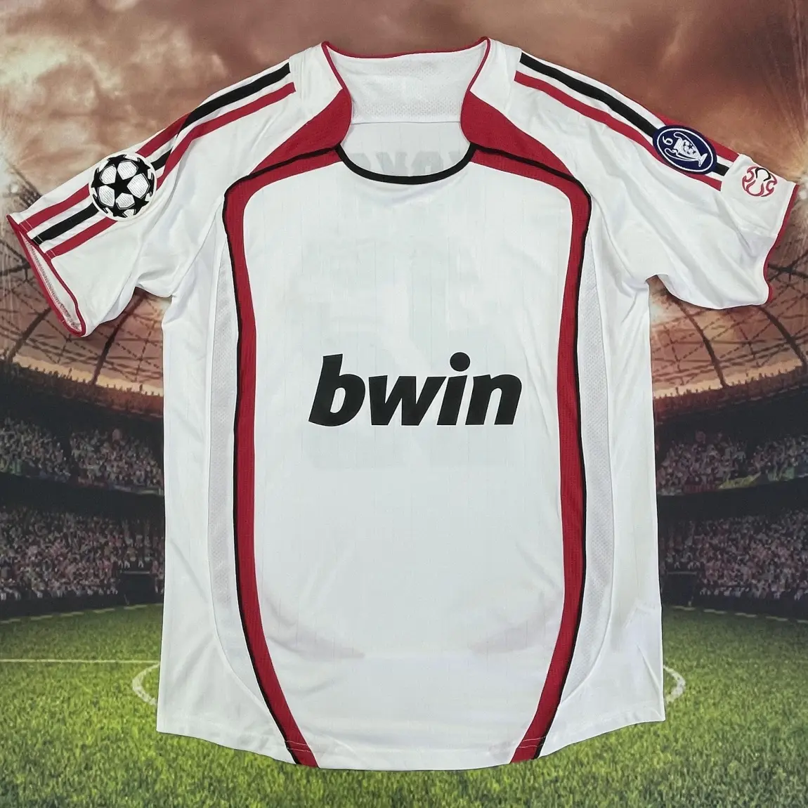 No.22 Kaka 2006-2009 Away Home Retro White No.80 Ronaldinho No.11 Ibrahimovic Short Sleeved Soccer Jerseys