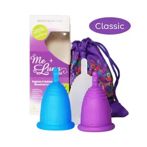 Me Luna Menstrual Cup -Me Luna-, Stem Handle, Classic
