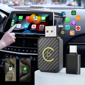 Wireless Apple CarPlay Adapter - 2-in-1 Wireless CarPlay and Android Auto Adapter