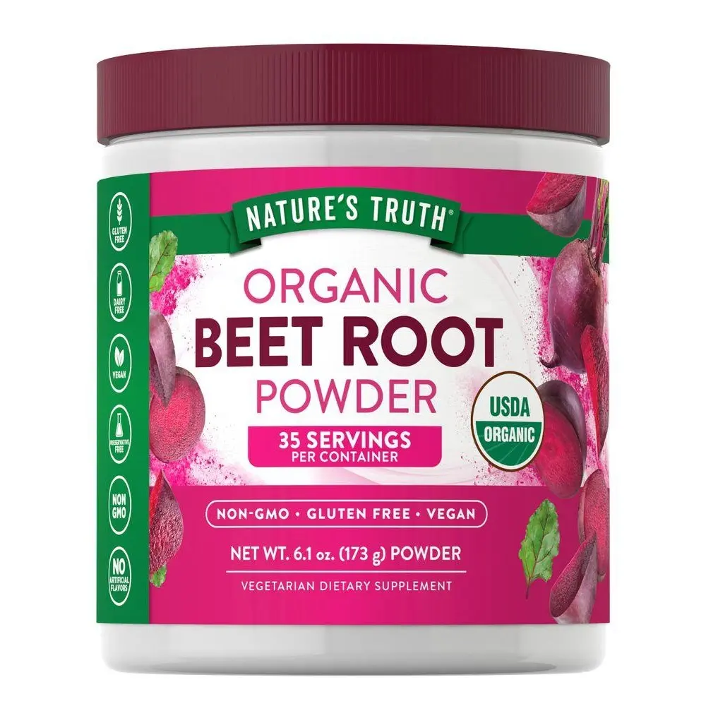 Nature's Truth Organic Beet Root Powder - 6.1 oz - Vegan, Non-GMO & Gluten Free Supplement Nature's Truth Organic Beet Root Powder - 6.1 oz - Vegan, Non-GMO & Gluten Free Supplement
