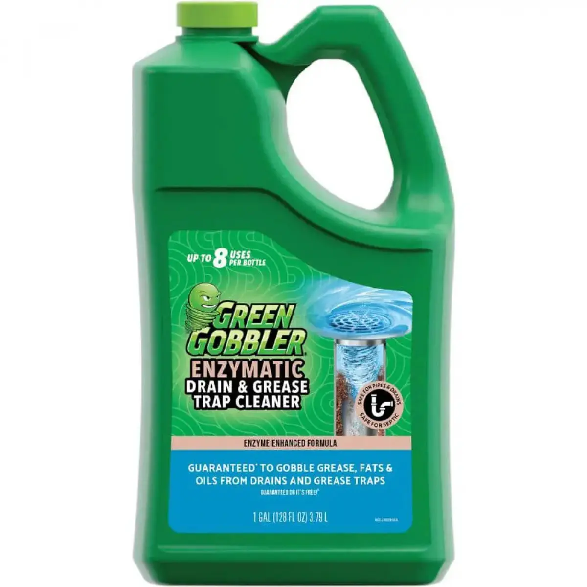 1 Gallon.Enzymatic Drain and Grease Trap Cleaner for Sink Drains and Grease Traps