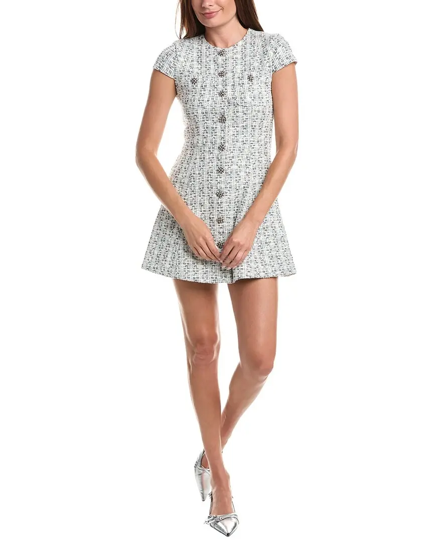 alice + olivia Shiloh Cap Sleeve Mini Dress
