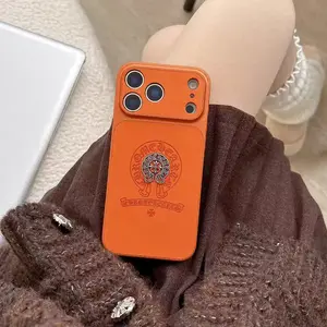 iPhone 17/16/15/14 Series Simple Trendy Phone Case, Fashion Aesthetic Protective Cover, Unique Design, Two Colors, Durable and Stylish, Accessories