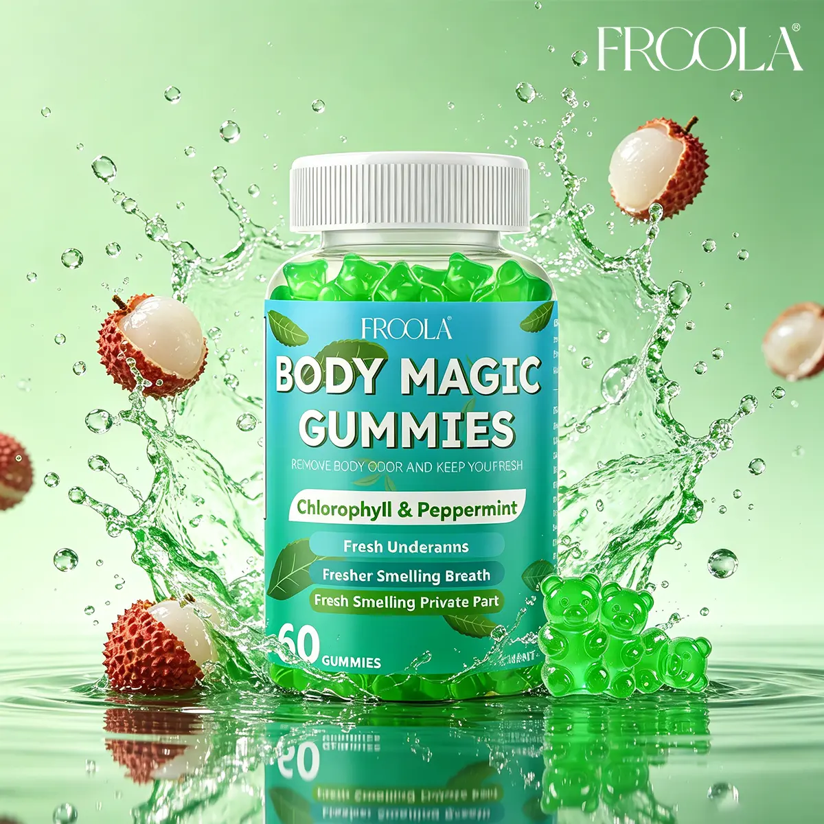 Frcola Body Magic Chlorophyll Gummies Supplement