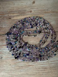 Purple Reign Body Jewelry Waist Bead, Fashion Costume Accessory for Women