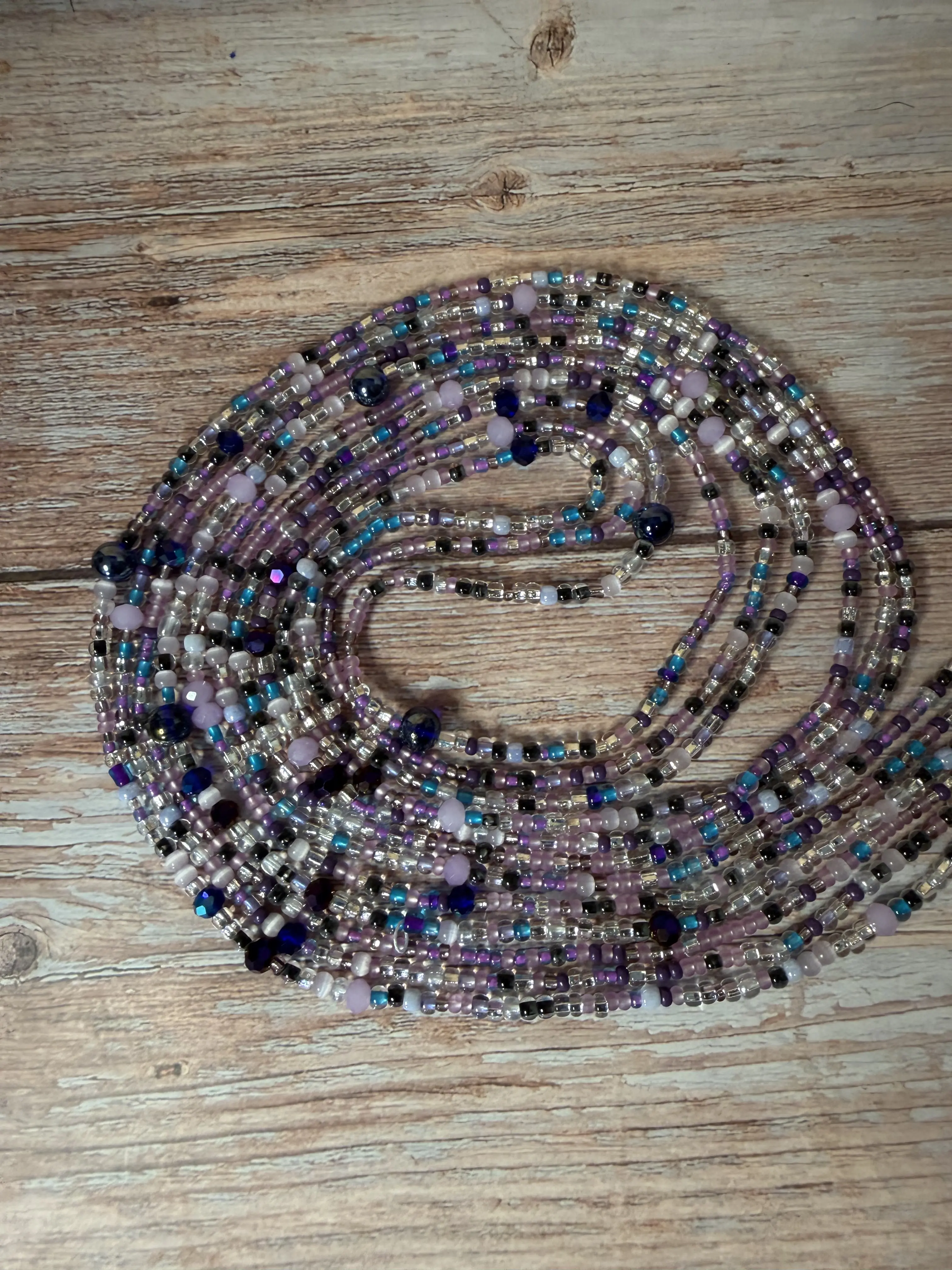 Purple Reign Body Jewelry Waist Bead, Fashion Costume Accessory for Women