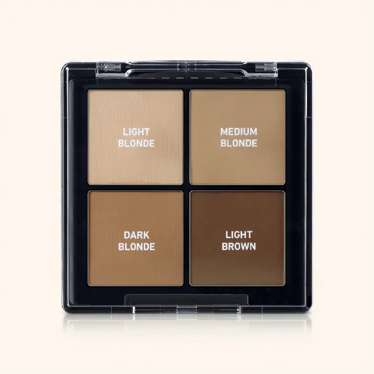 Boldify Hairline Powder Color Sample Kit - 8g Net Weight - Light Blonde Medium Blonde Dark Blonde Light Brown, Haircare, Squalane Covers Gray Hair Cover Gray Hairs