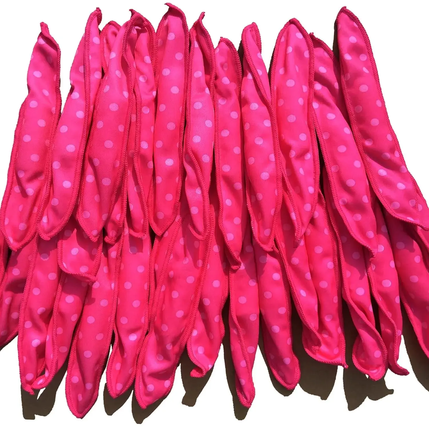 30-Piece Soft Pillow Rollers for Heatless Bouncy Curls & Waves, Folding Styling Solution for Holiday Travel, Damage-Free Haircare for Kids & Curly Hair Types, Foam Rollers, All Hair Types