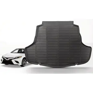Cargo Mat All Weather TPE Custom Fit for Toyota Camry 2018-2025 Hybrid black accessory