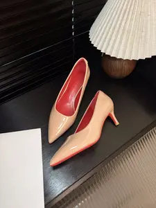 Women's Simple Basic Low Heel Single Shoe, Slip-On Casual Footwear for Daily Wear & Special Occasions, Comfortable Design