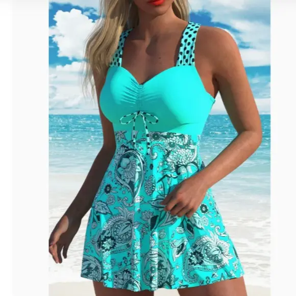 Green (skirt + swim trunks)