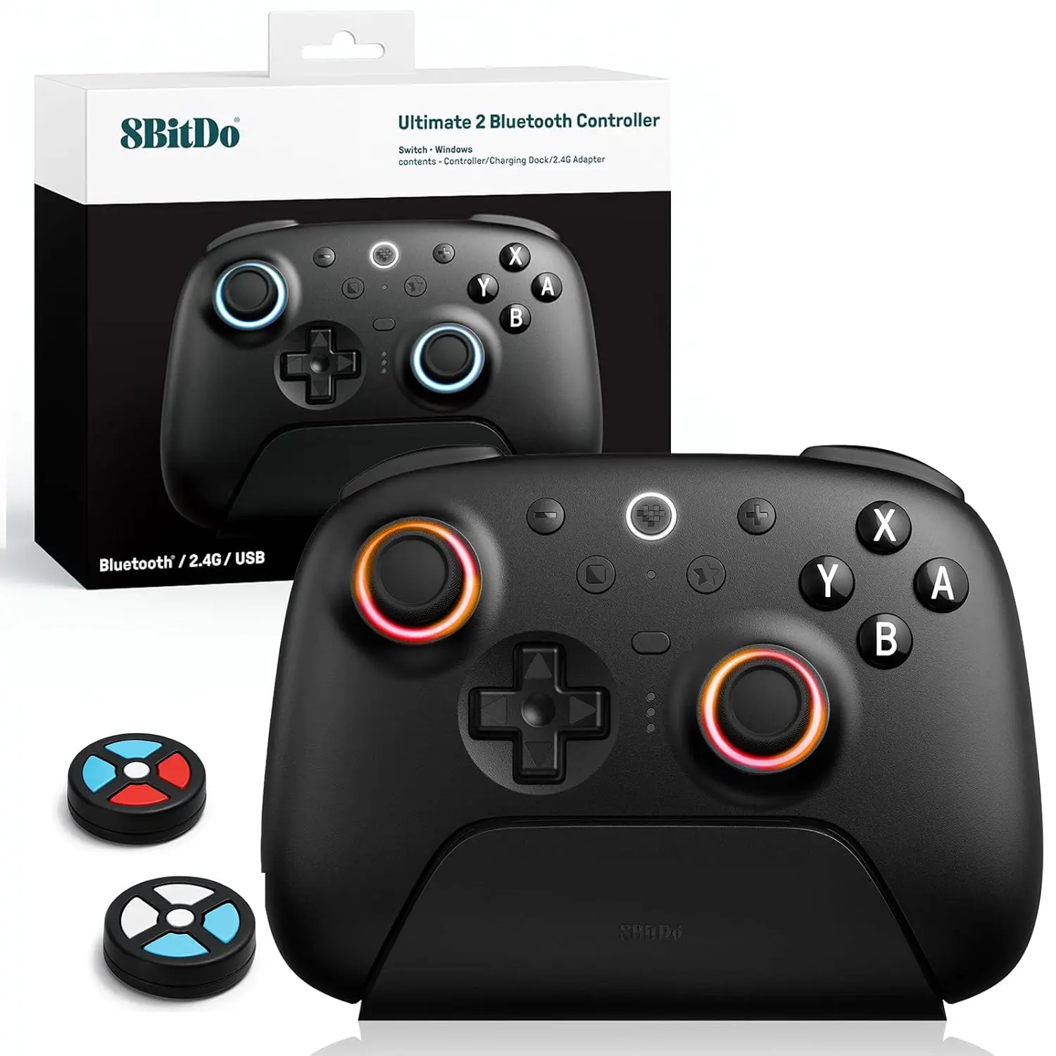 8BitDo Ultimate 2 Bluetooth Controller - Black