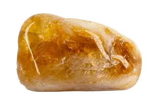Citrine Tumbled Stone - A Grade - XXL and XL Size | Natural Crystal Decoration & Display Piece for Home Decor, Collectionss