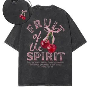 Fruit Of The Spirit Double Sided Unisex Gildan Christian T-shirt, Oversized 5XL Vintage Jesus Shirt, Cotton Menswear Womenswear, Religious Shirt, Bible Verses, Religion T