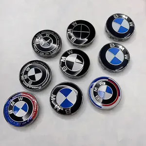 4Pcs Car Emblem Wheel Hub Center Cover Car Accessories For BMW E46 E90 E60 F30 F10 E39 E36 F20 G20 G30 E92 E87 E91 X5 E70 F11 E30 F31 X3 F25 E61 E83 X1 E53 E87 F40 F32 E70 F36