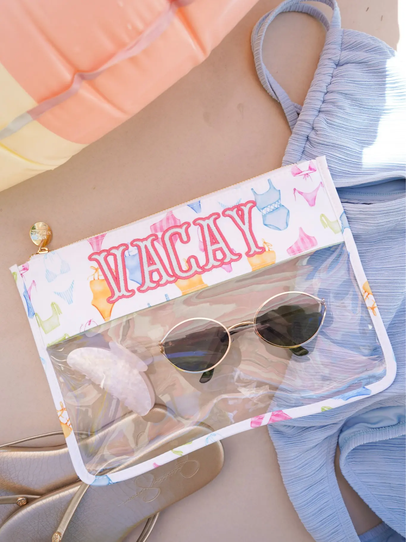 Vacay - Bikinis Clear Pouch